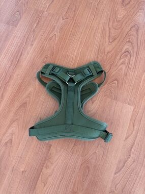 Olive Green Padded No-Pull Dog Harness
